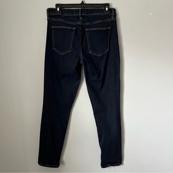 GAP 1969 Authentic True Skinny Ankle Dark Rinse Denim Jeans Size 28R - Picture 11 of 15
